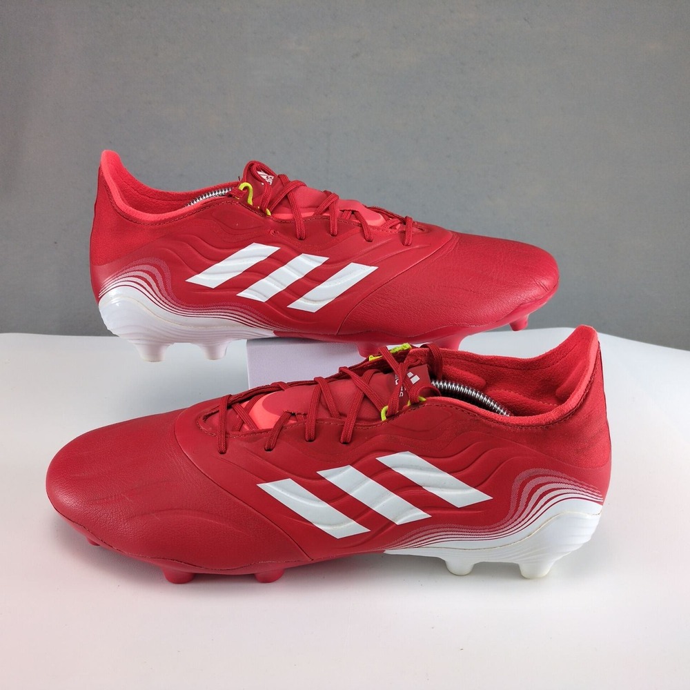 adidas Copa Sense.2 Soccer Cleats Mens 13 Solar Red Leather FY6177 Firm Ground